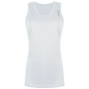 2XU BSR Active Singlet Womens White Top