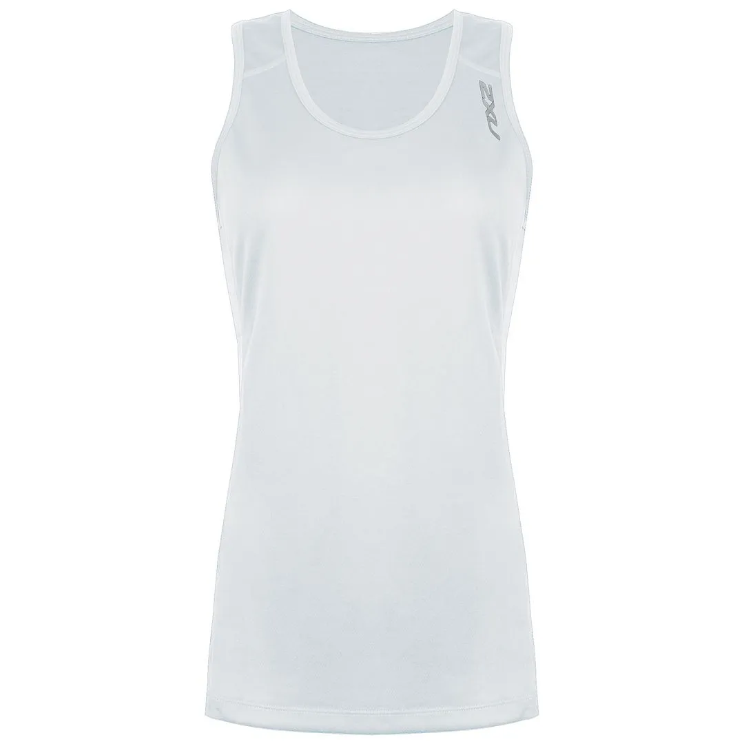 2XU BSR Active Singlet Womens White Top