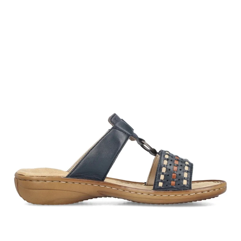 60842-14 Navy Multi Velcro Slide