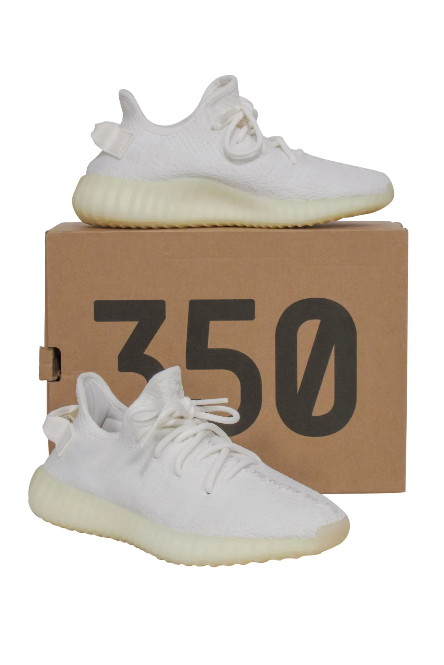 Adidas - White Yeezy Boost 350 V2 Sneakers Sz 7