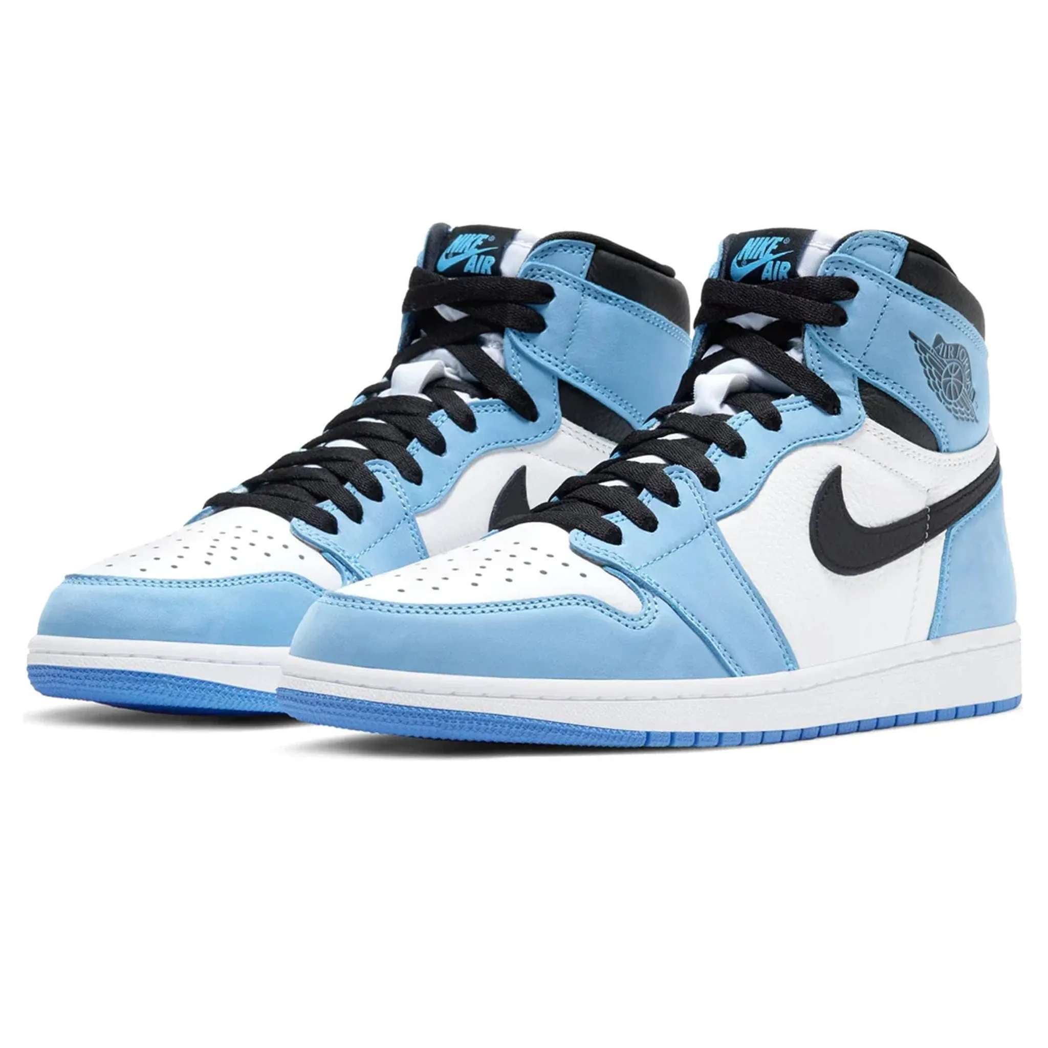 Air Jordan 1 Retro High White UNC University Blue Black