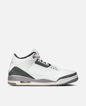 Air Jordan 3 Retro (Summit White/Fire Red-Cement Grey-Black)