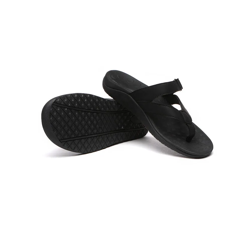 Arch Support Hook and Loop Orthotic Thongs