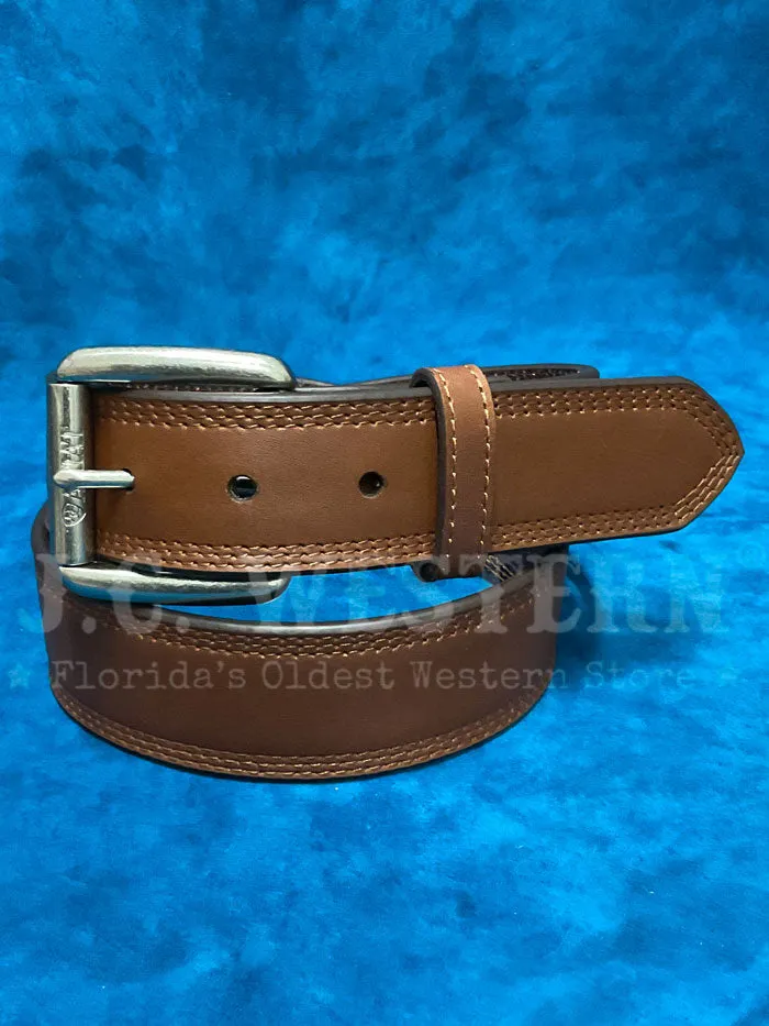 Ariat A10004632 Mens Western Work Leather Belt Brown