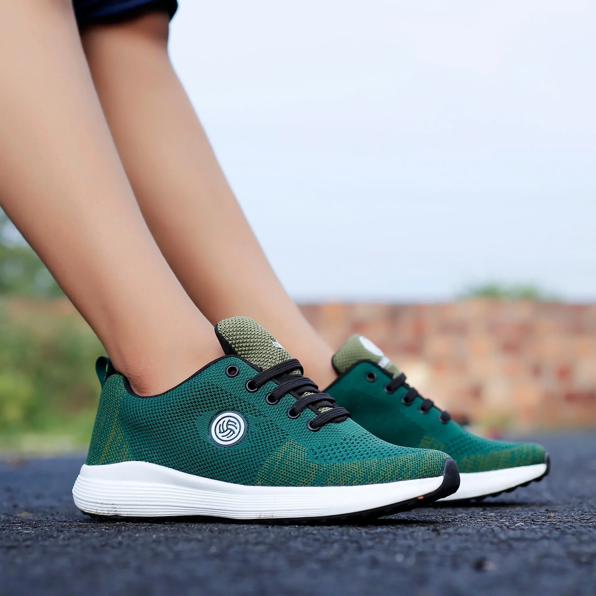 Bacca Bucci TOKYO Sneakers for Women | Orange Women Shoes For Casual Walk, Training & Gym