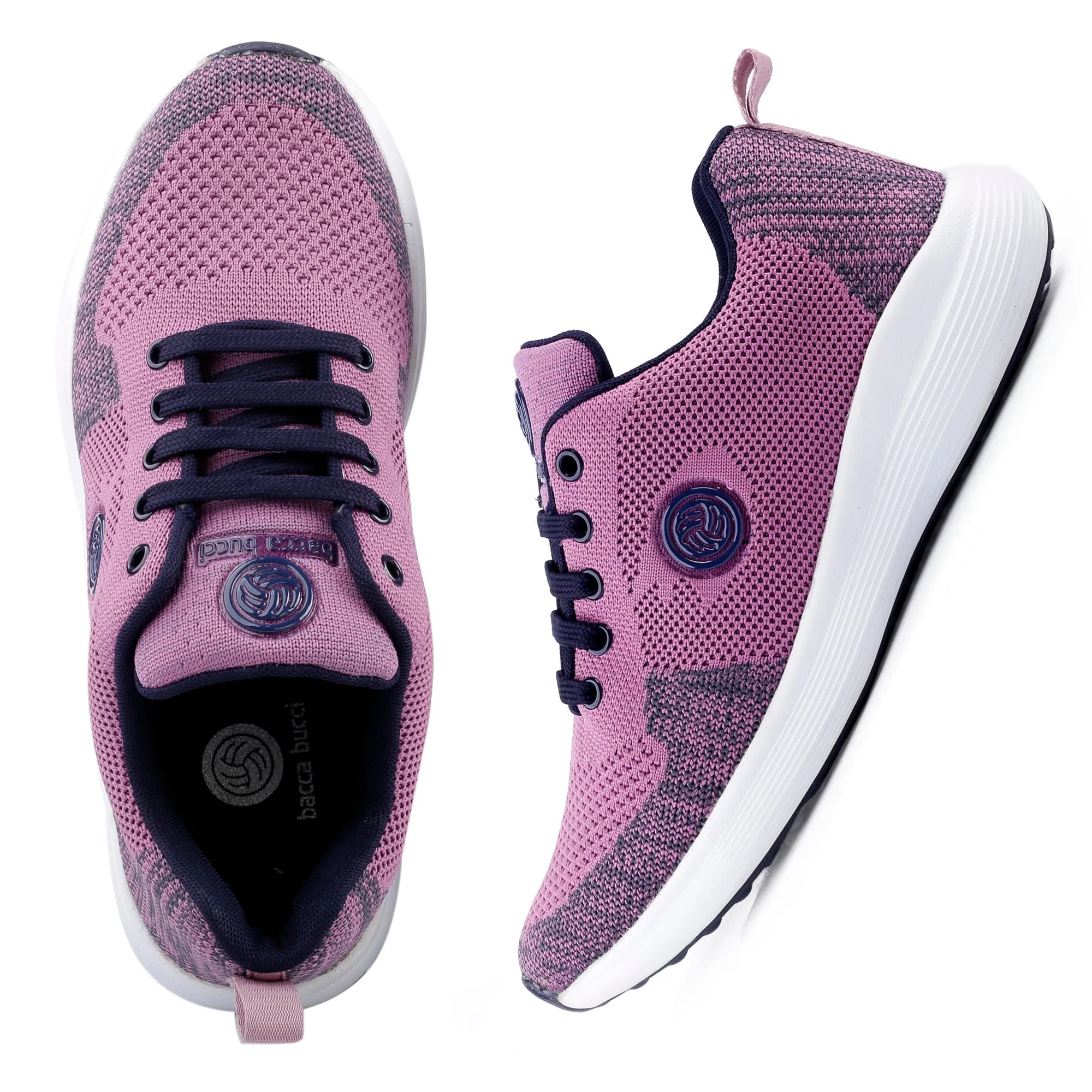 Bacca Bucci TOKYO Sneakers for Women | Orange Women Shoes For Casual Walk, Training & Gym