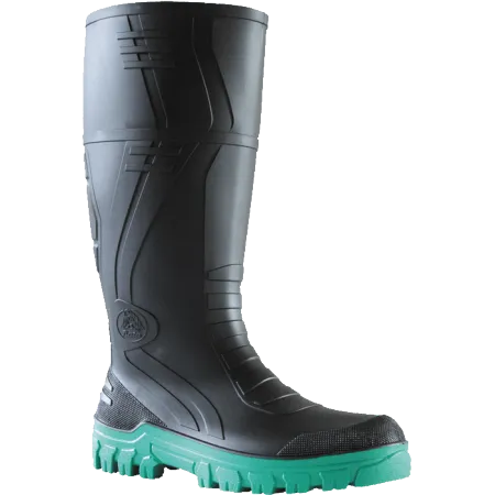 Bata Jobmaster 3 BlackGreen PVC 400mm Non Safety Gumboot 892-67280