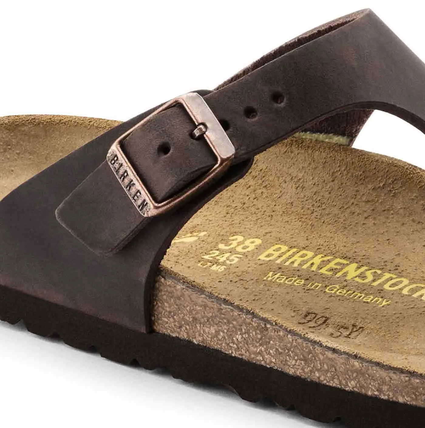 Birkenstock Gizeh Oiled Leather Habana Sandals