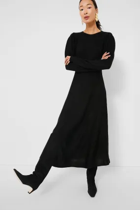 Black Brielle Sweater Dress