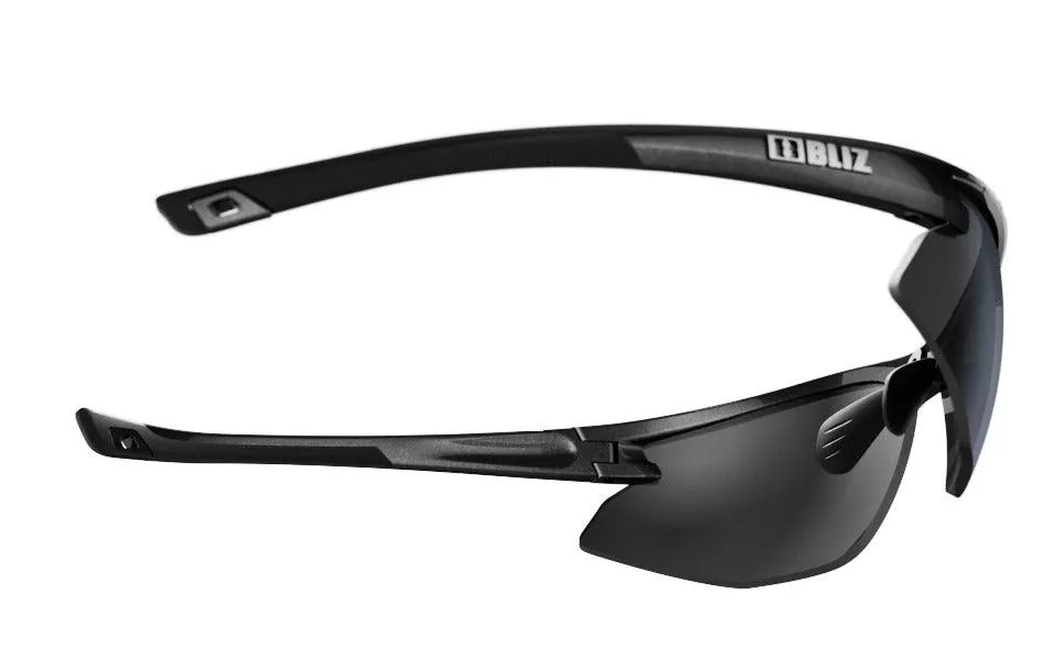 Bliz Motion Sport Sunglasses (Smoke Silver Mirror/Black)