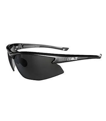 Bliz Motion Sport Sunglasses (Smoke Silver Mirror/Black)