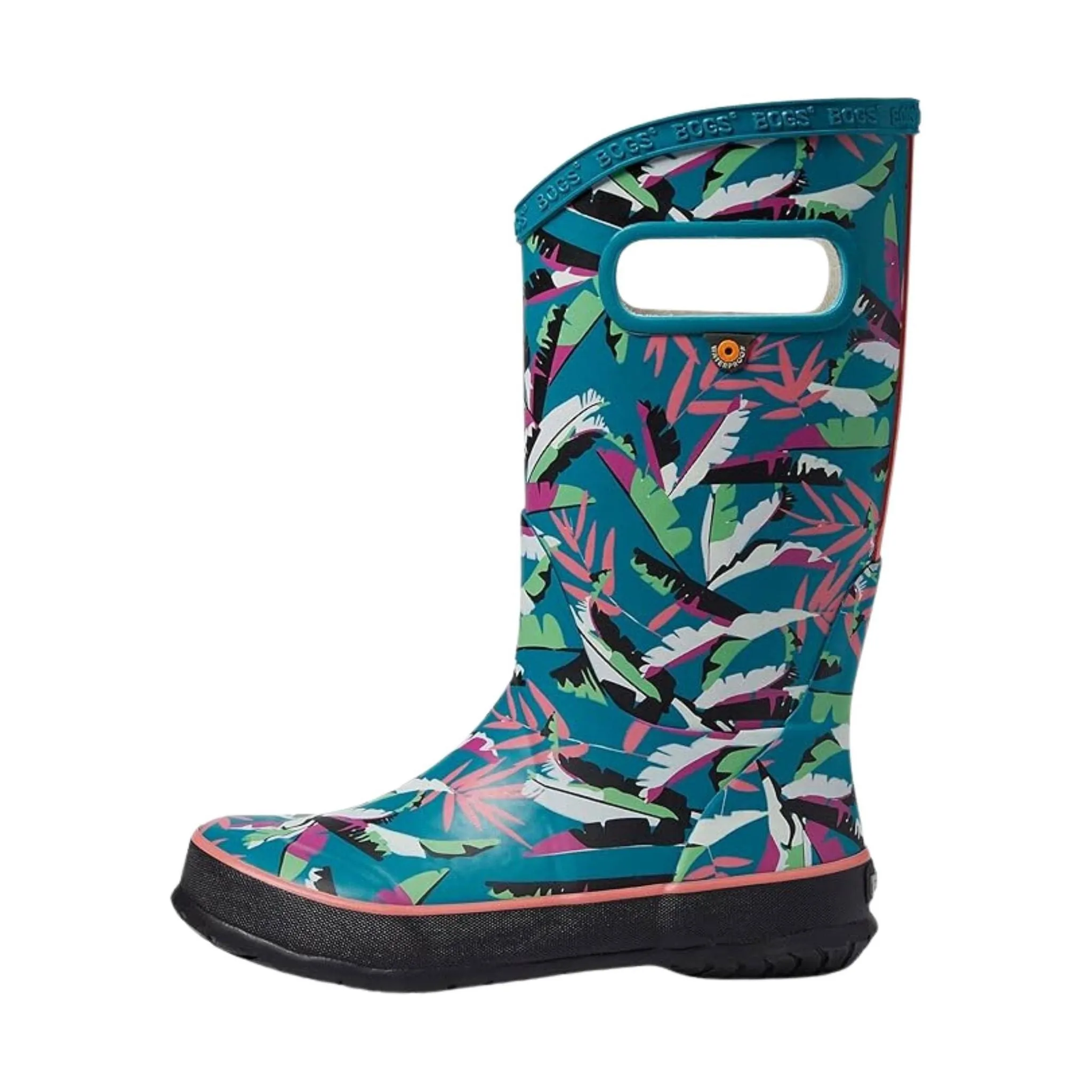 Bogs Kids' Palm Duo Rain Boots - Dark Turquoise