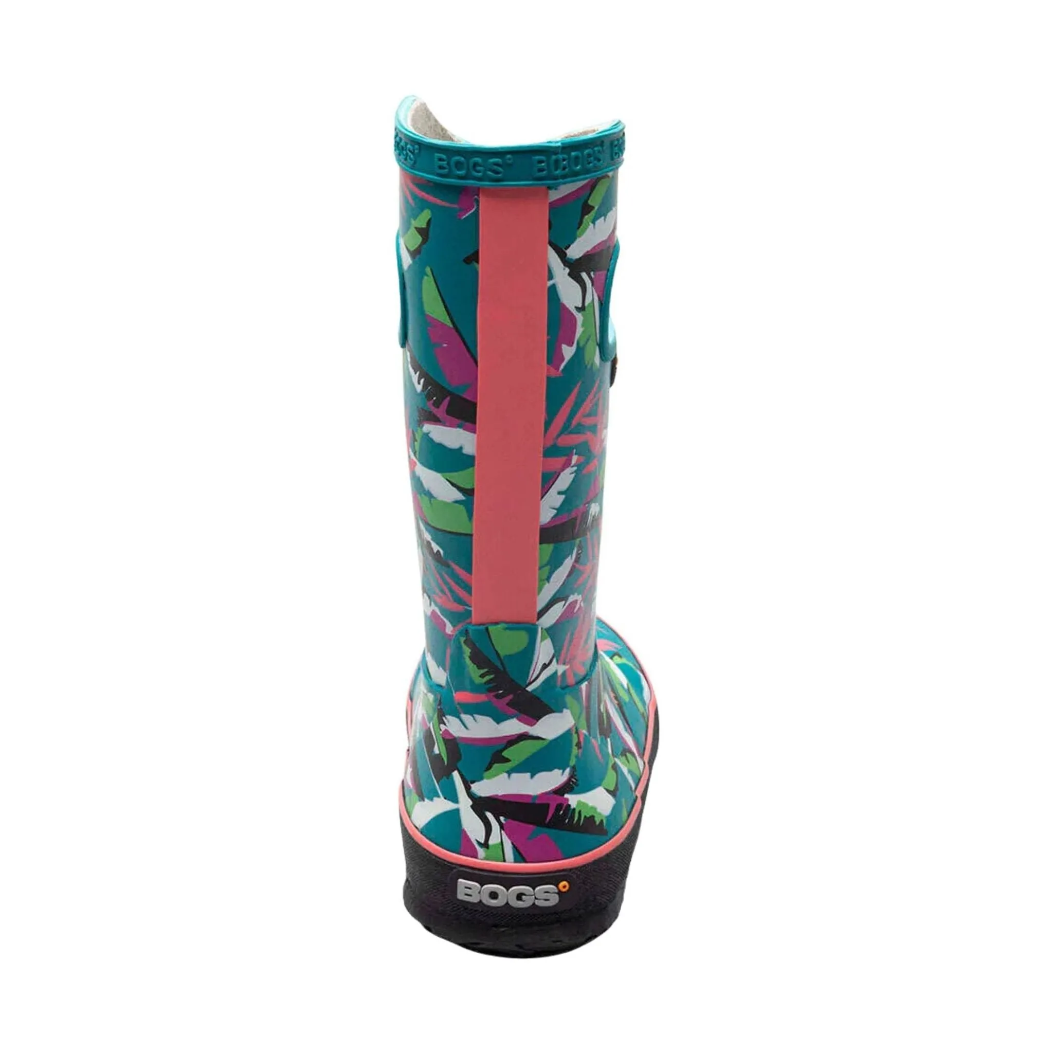 Bogs Kids' Palm Duo Rain Boots - Dark Turquoise