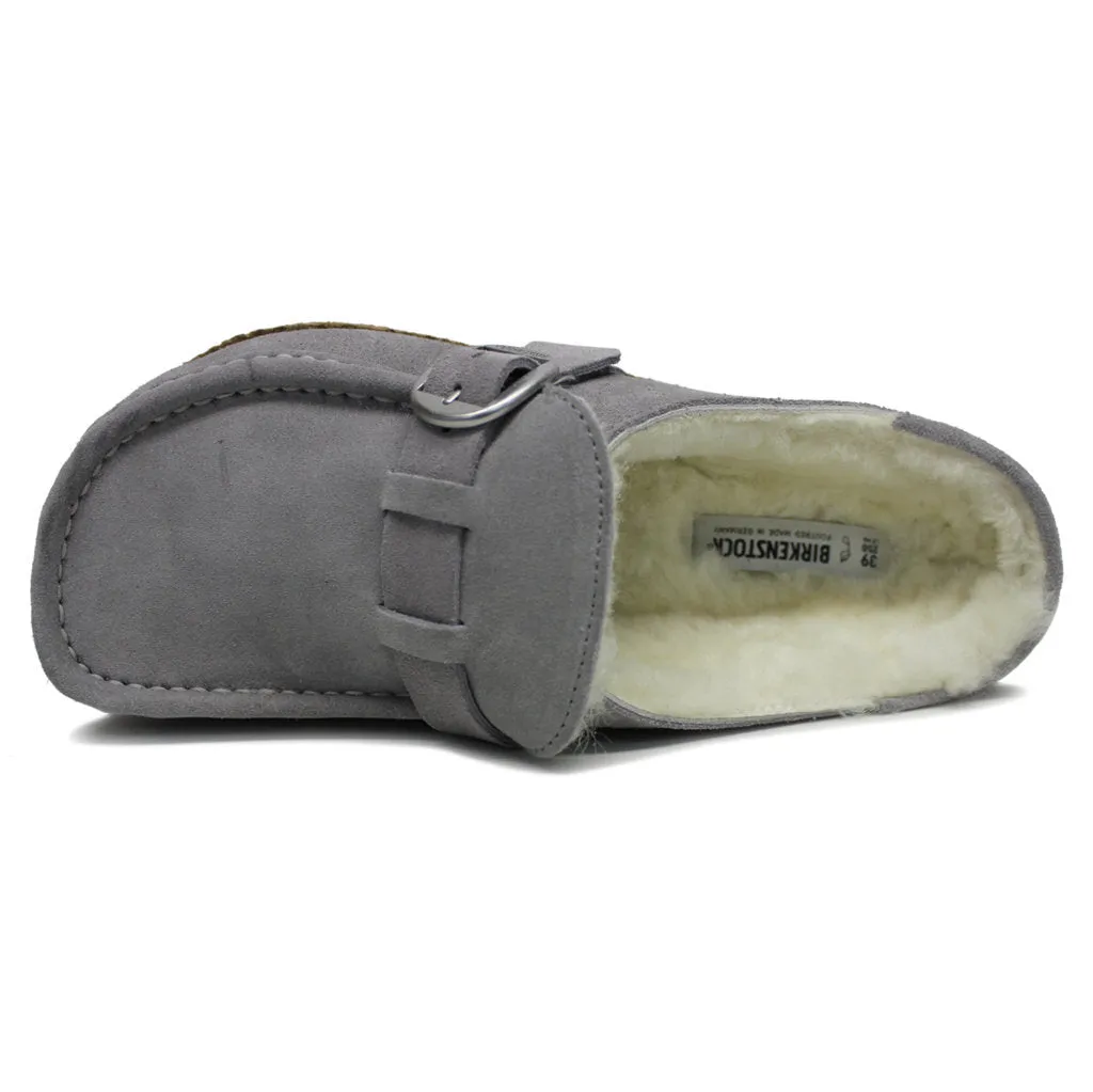 Buckley Shearling Suede Leather Unisex Clogs