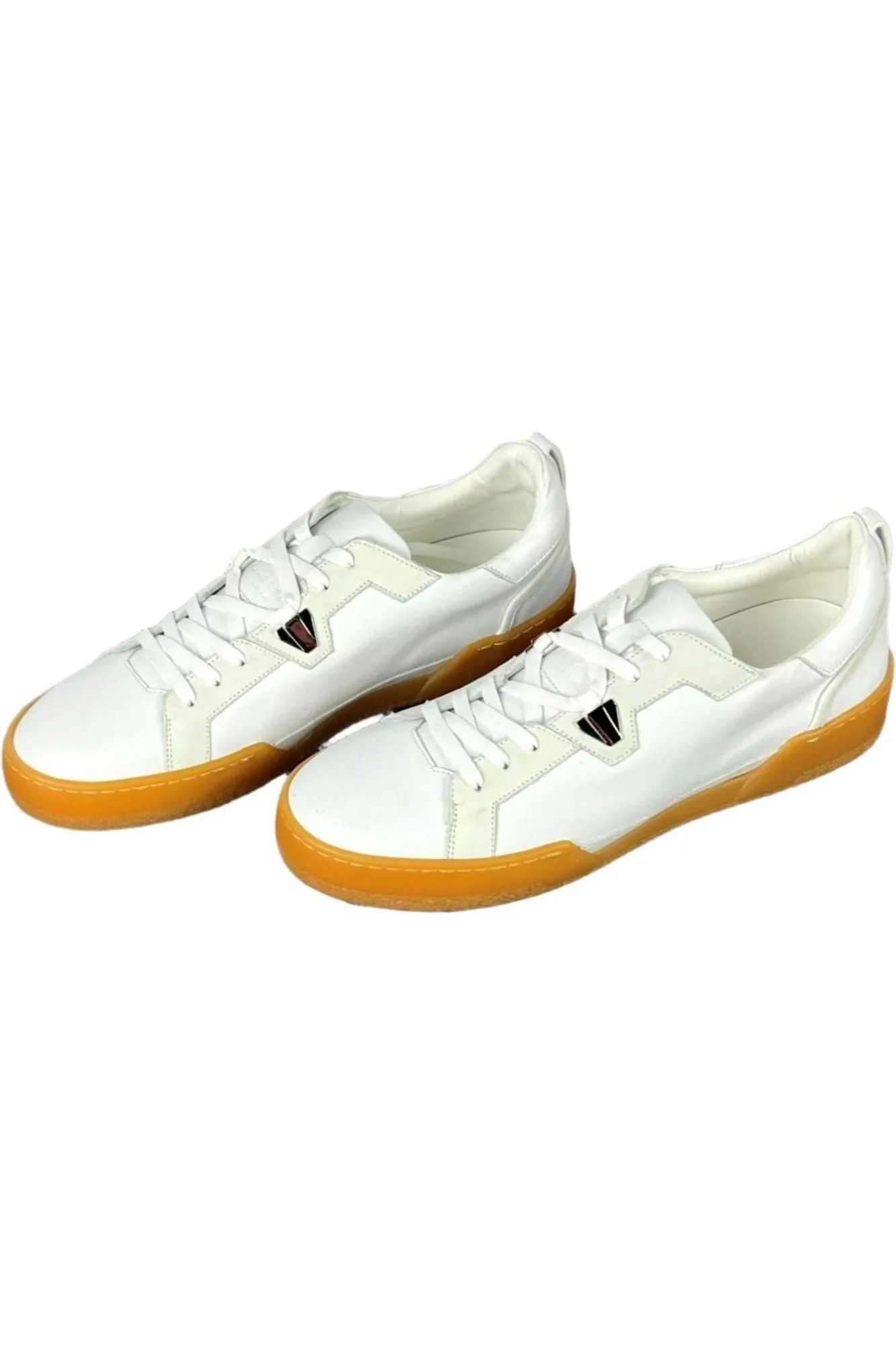 Buscemi Men's Score White Nubuck Sneakers SAMPLE