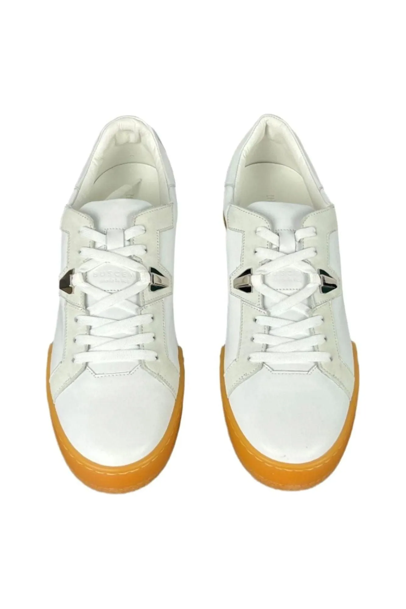 Buscemi Men's Score White Nubuck Sneakers SAMPLE