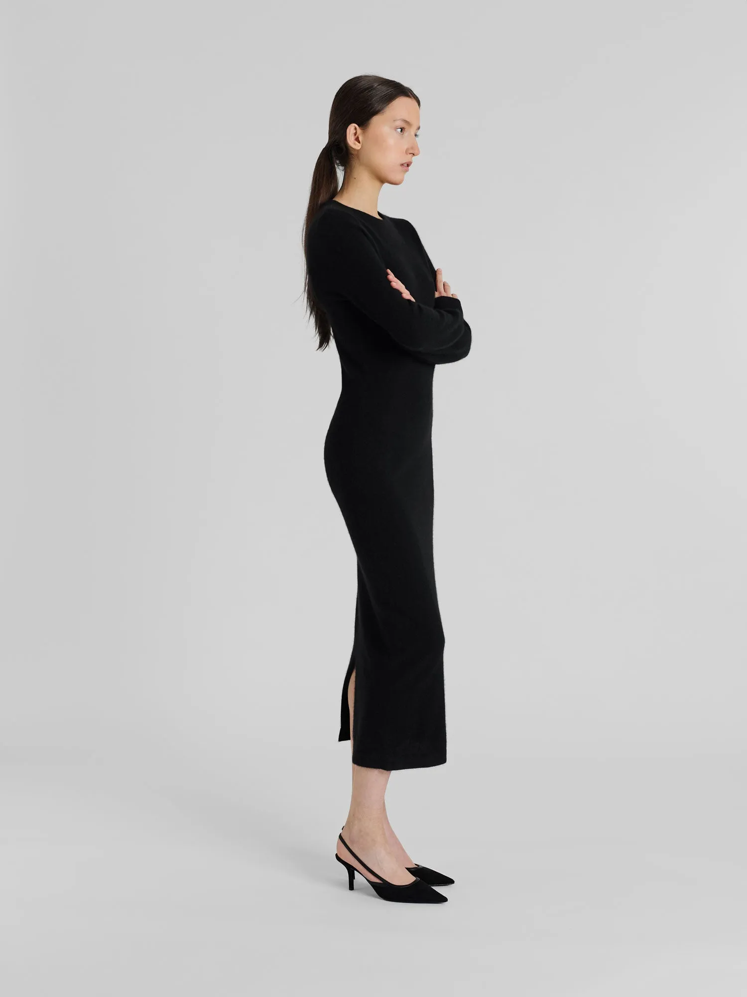 Cashmere dress "Hedvig" - black