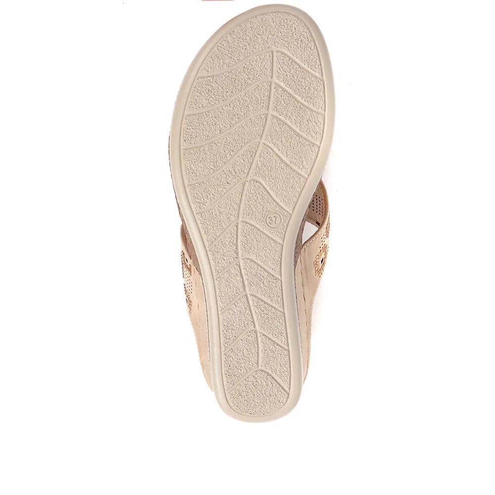 Casual Wedge Toe Post - BAIZH37081 / 323 513