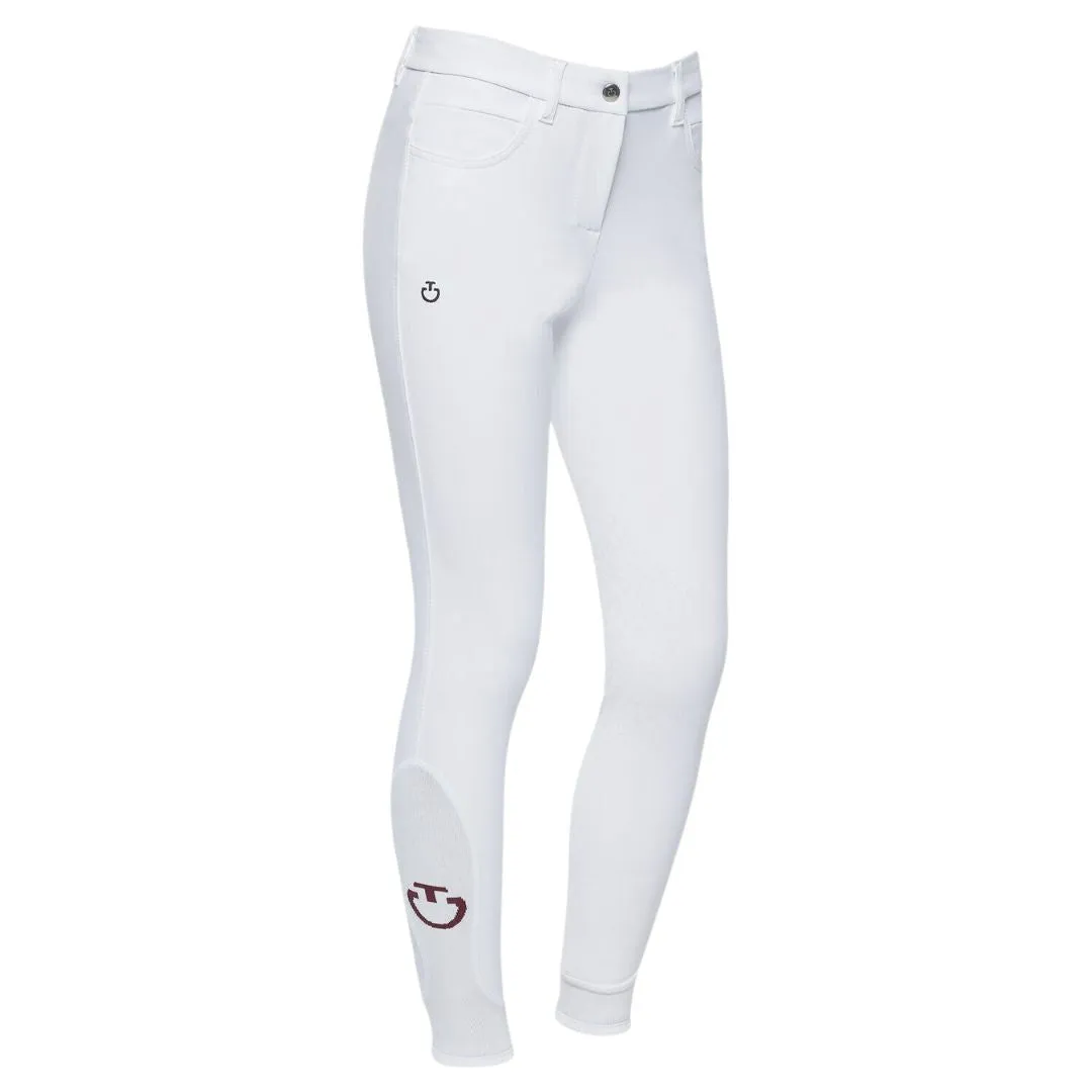 Cavalleria Toscana Girls' Knee Grip Riding Breeches