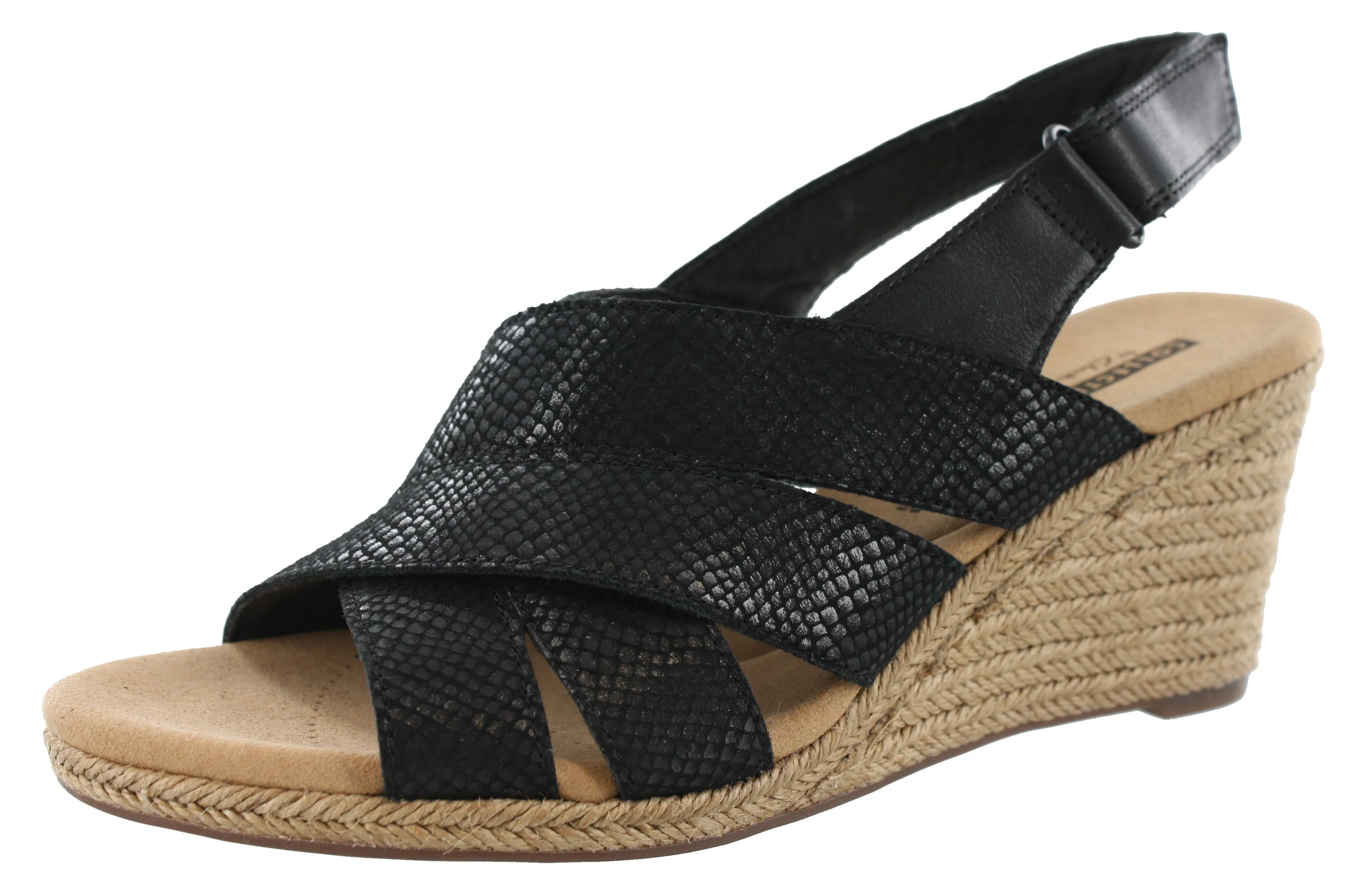 Clarks Lafley Krissy Ankle Strap Wedge Sandals Women's