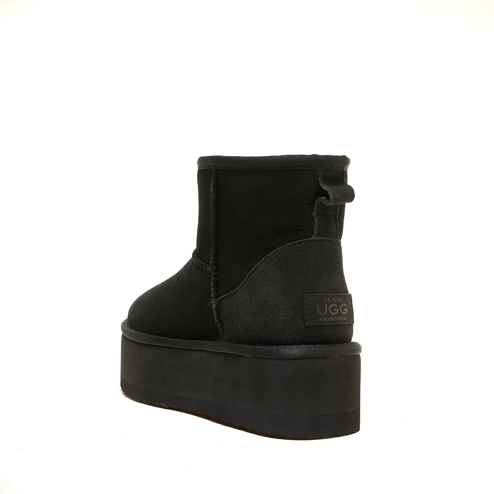 Classic Ultra Mini Platform Ugg - High Platform Short Boot - 100% A-Grade Double Face Australian Sheepskin