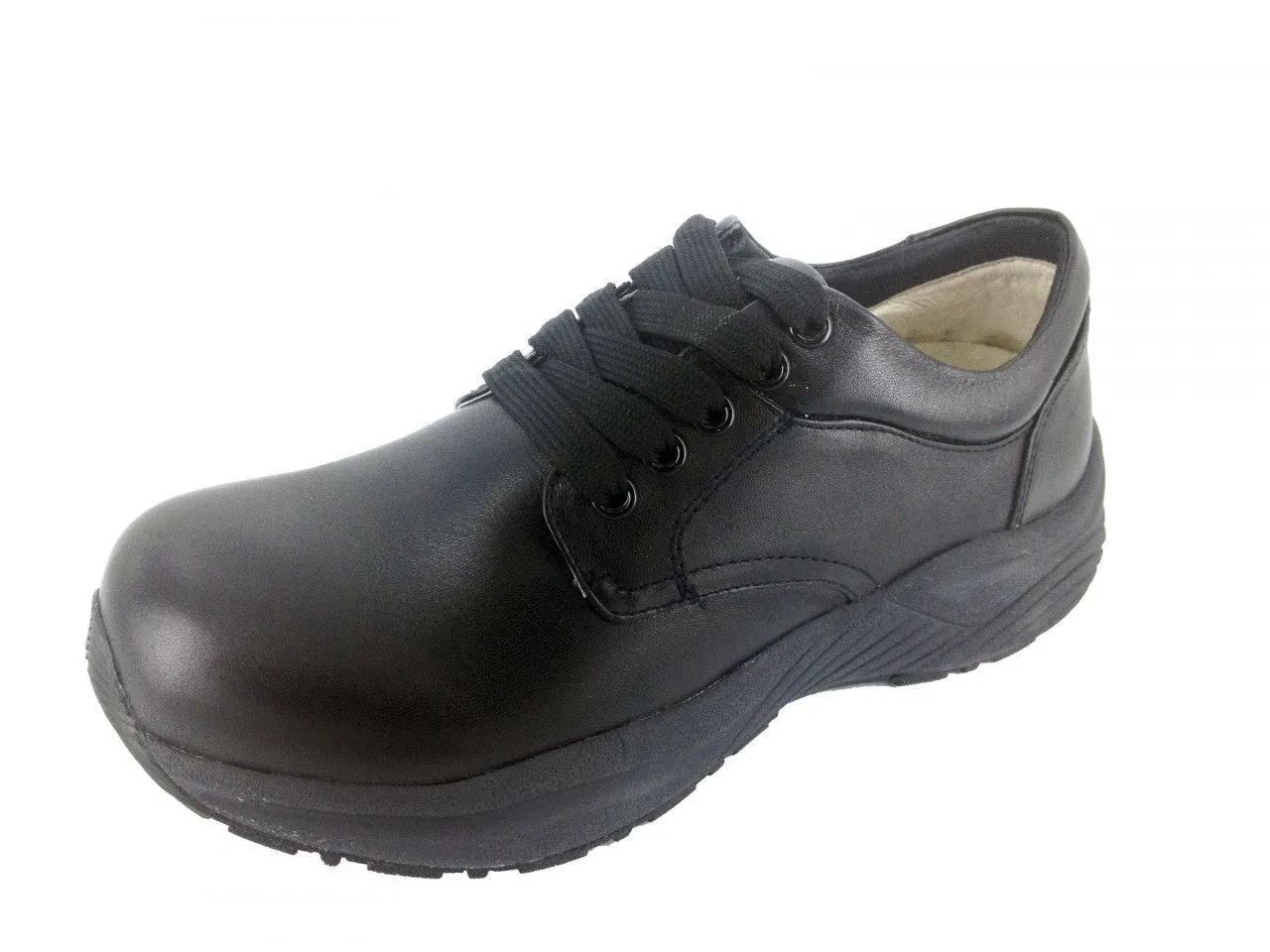 Comfort Black Lace-Up GCL10W Women Orthopedic Shoes