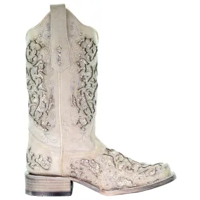 Corral Boots Women's Glitter Inlay Studded Western Boot