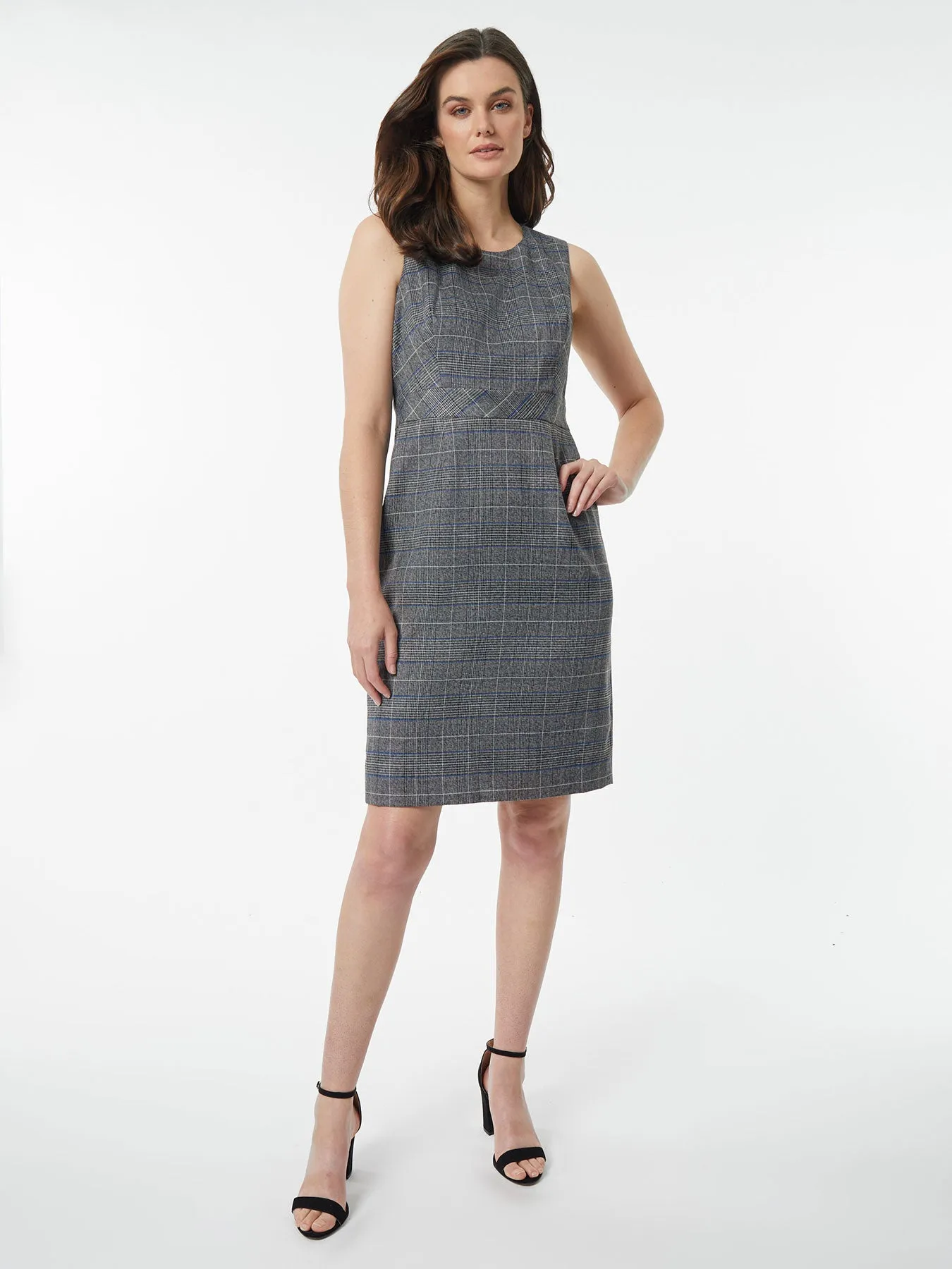 Grace Dress, Glen Plaid