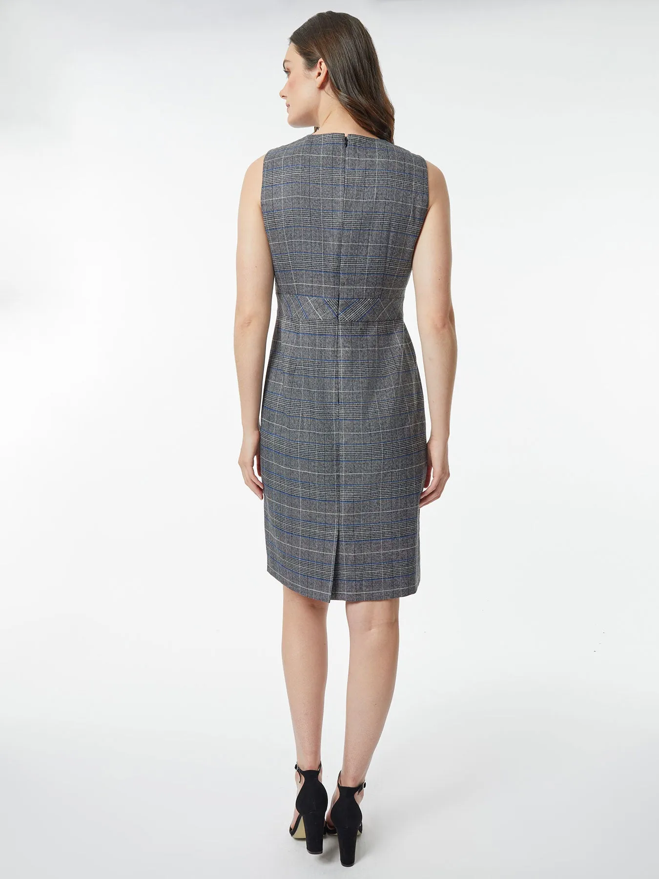 Grace Dress, Glen Plaid