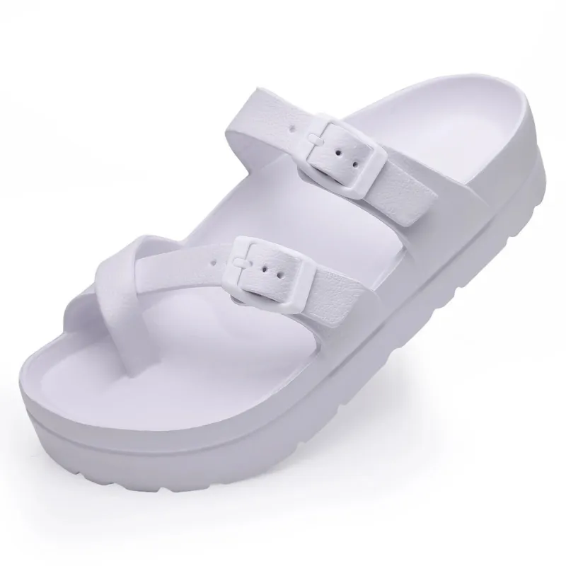 GRW Orthopedic Women Sandals Thick Bottom Light Clip Toe Beach Sandals