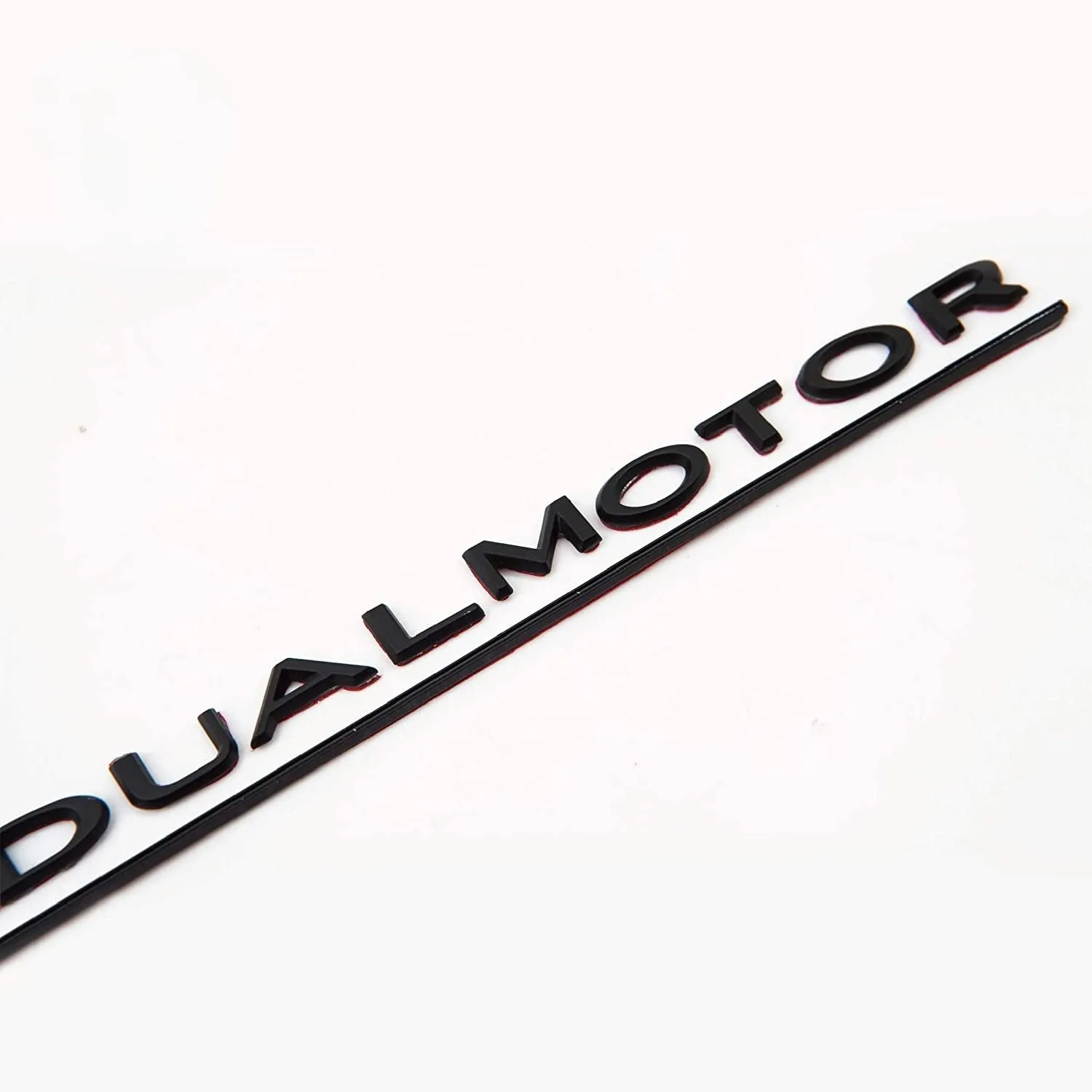 High-performance tail wordmark for Tesla