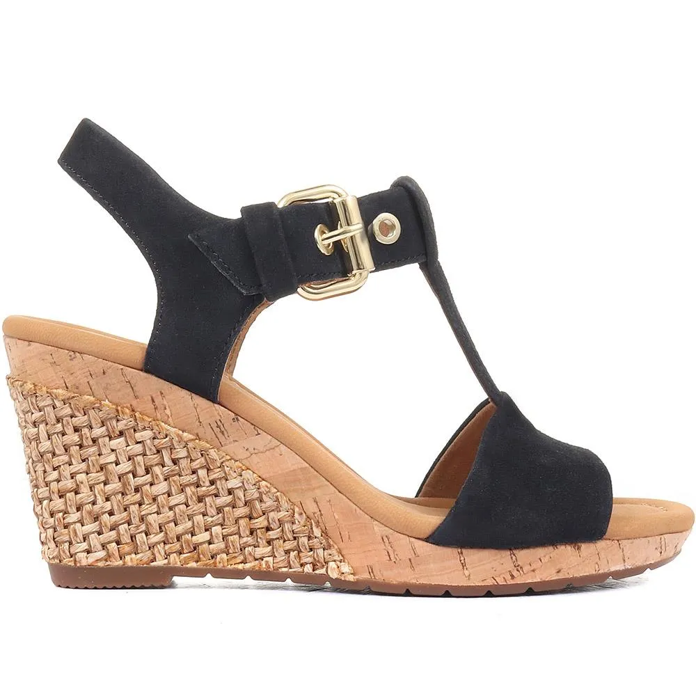 Karen Wedge T-Bar Sandals - KAREN2 / null