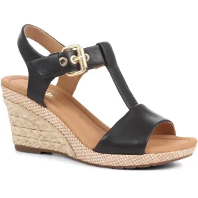 Karen Wedge T-Bar Sandals - KAREN2