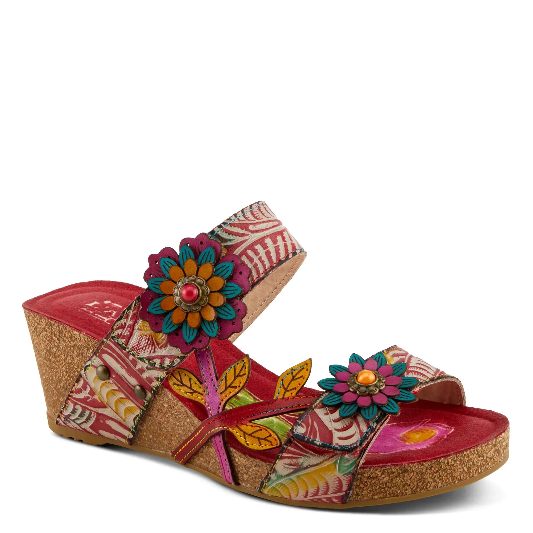 L'ARTISTE BY SPRING STEP MOAI RED MULTI