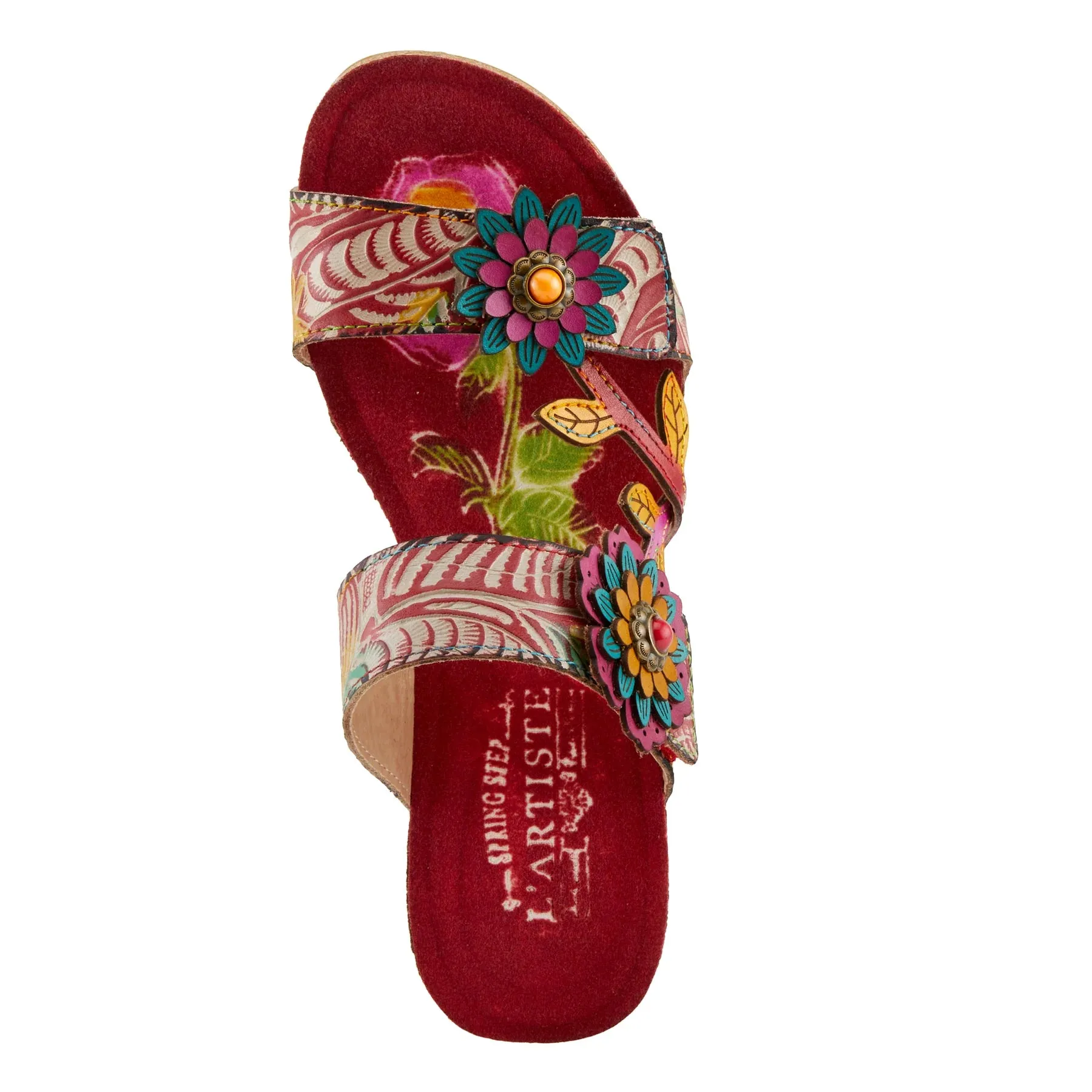 L'ARTISTE BY SPRING STEP MOAI RED MULTI