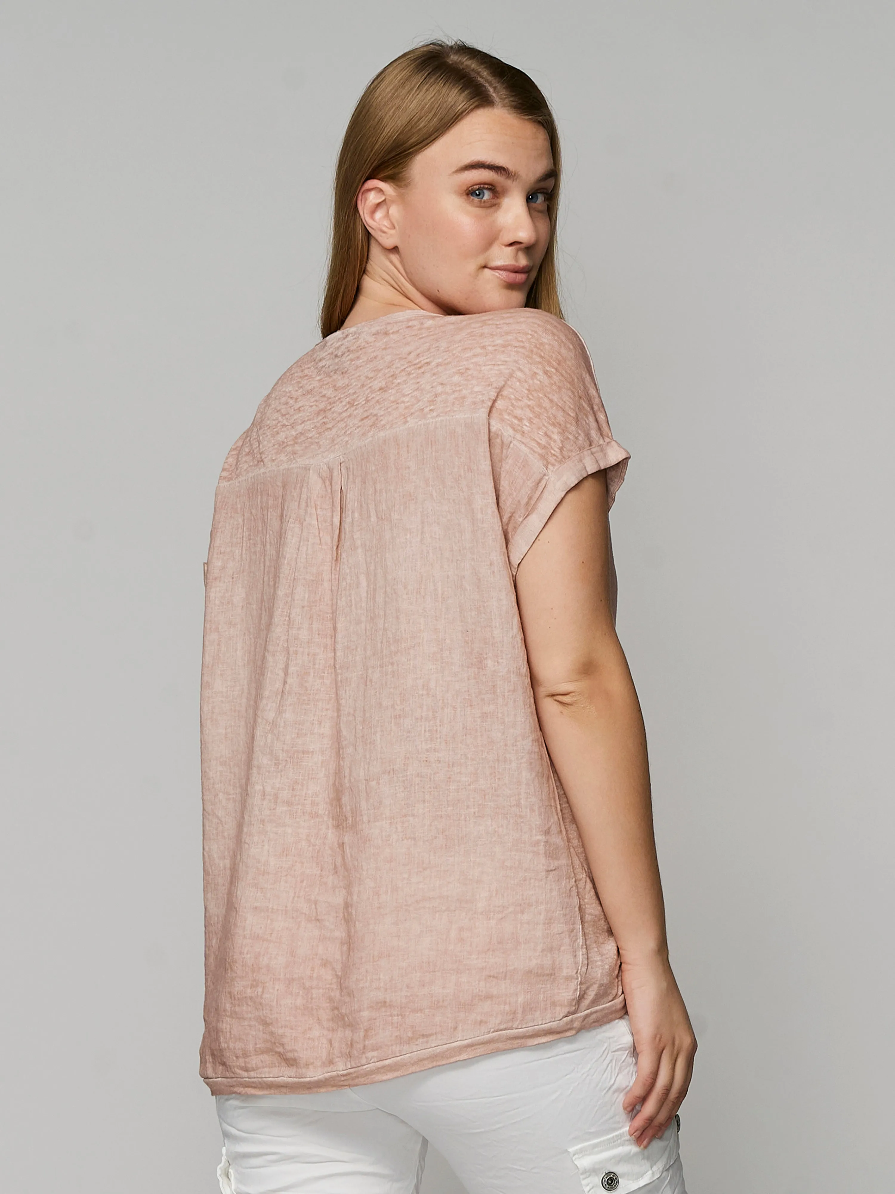 LUISA blouse - Ash Rose