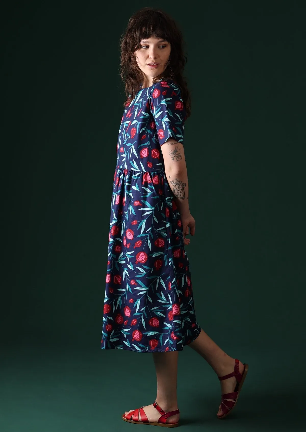 Maddison Dress Pomegranate