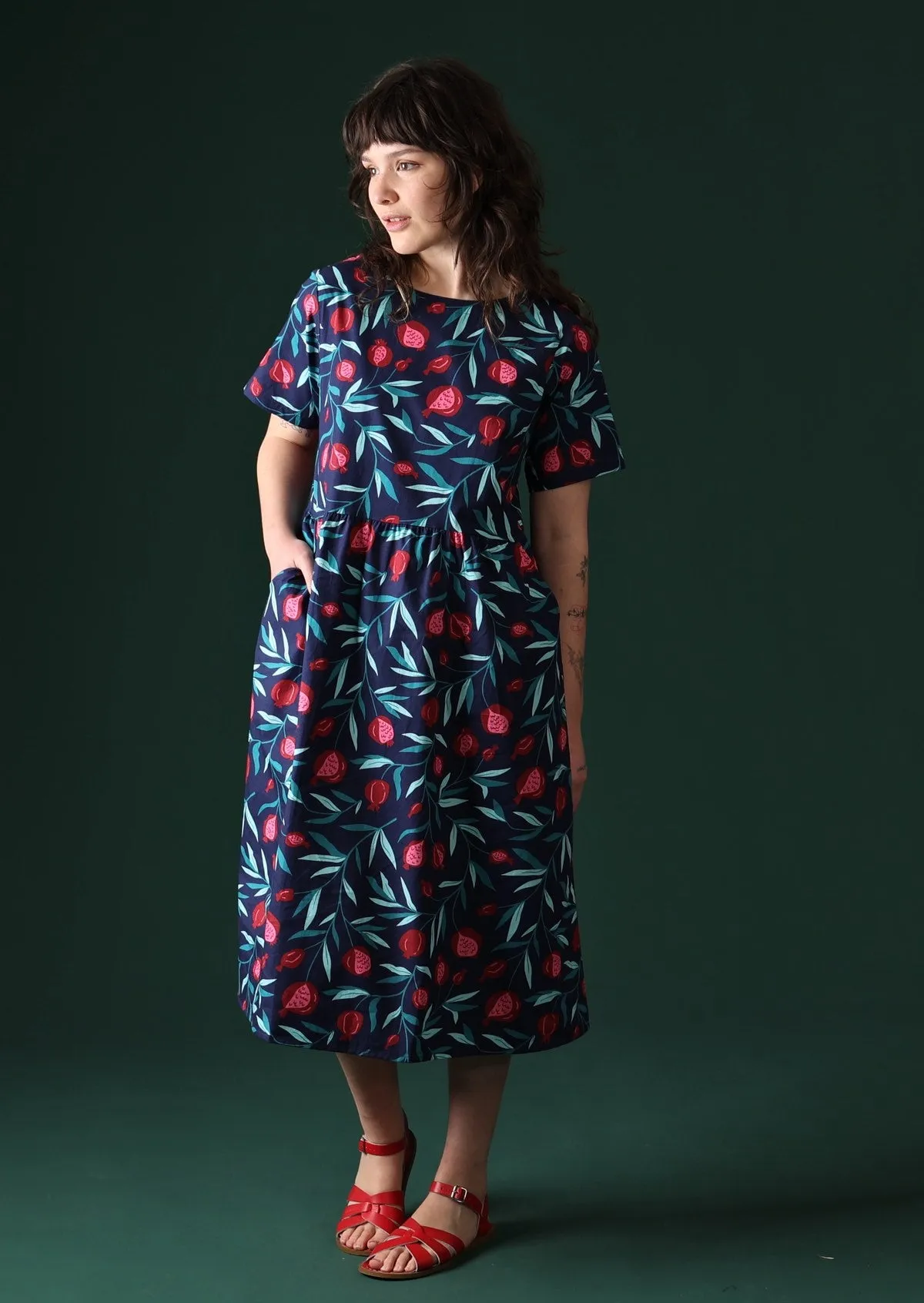 Maddison Dress Pomegranate