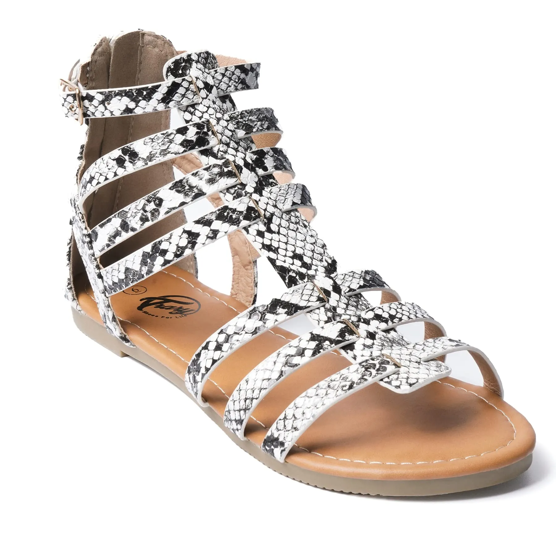 Mamie Gladiator Flat Sandals