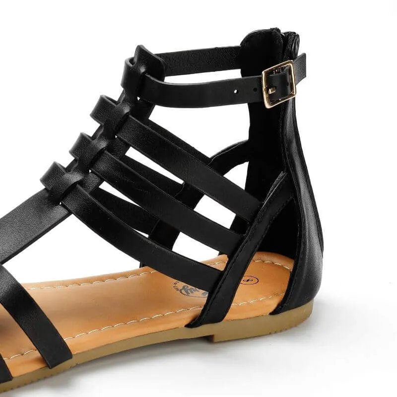 Mamie Gladiator Flat Sandals