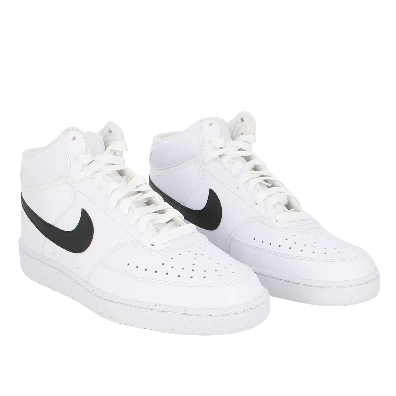 Nike men's sneakers shoe Court Vision Mid Next DN3577 101 white black