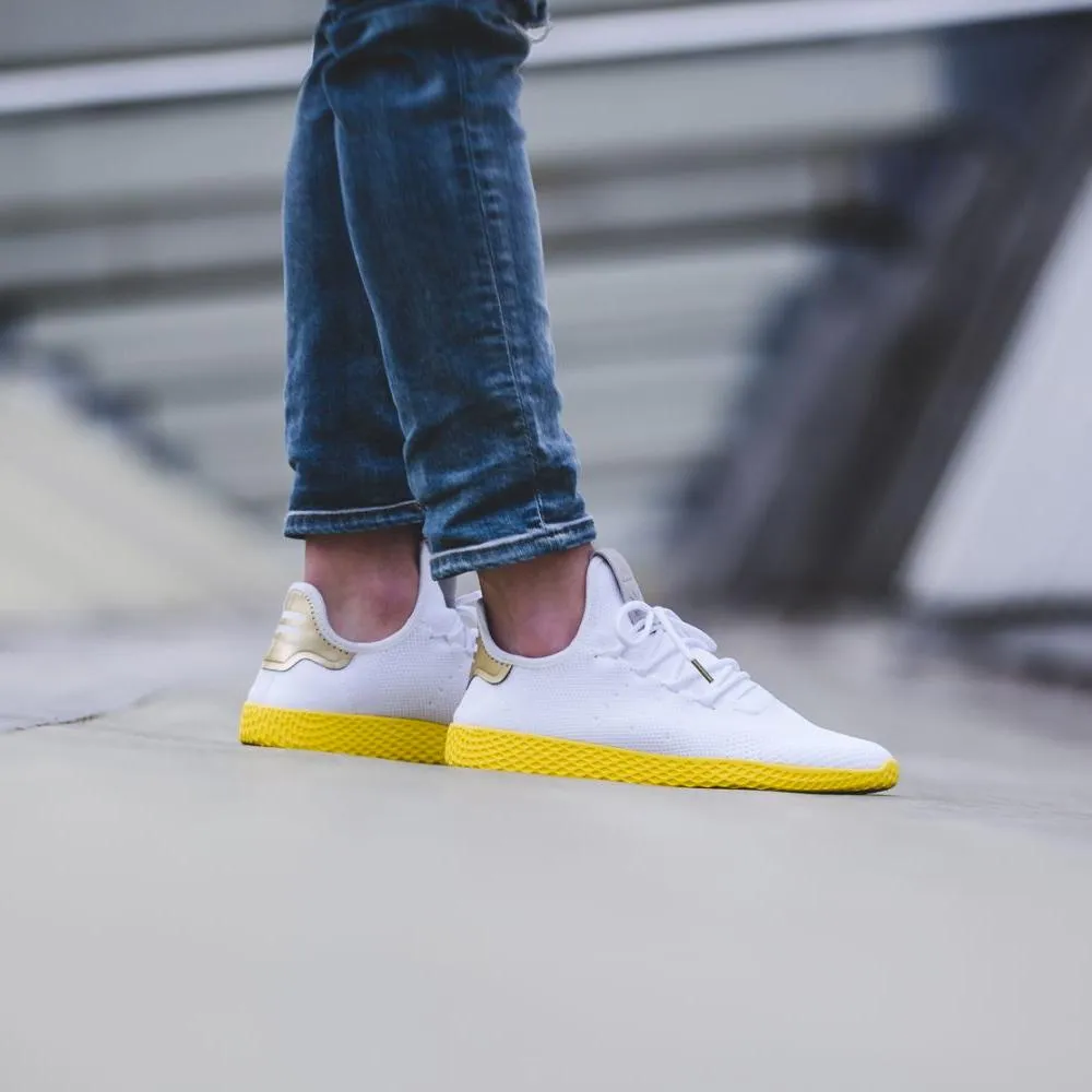 Pharrell Williams x adidas Originals Tennis HU White-Yellow