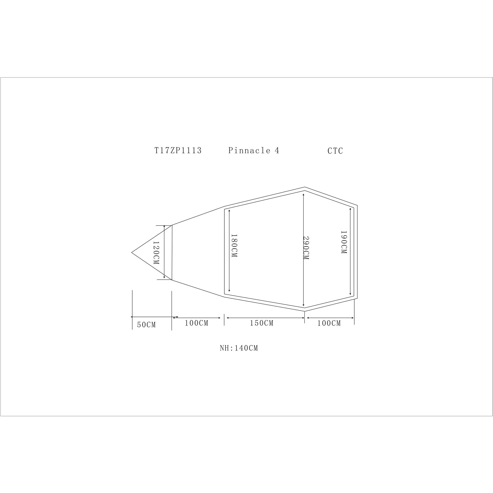 PINNACLE 4-Person, 4-Season Tent