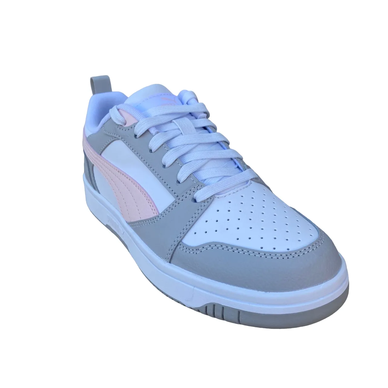 Puma women's sneakers shoe Rebound v6 Low 392328 08 white-pink-grey