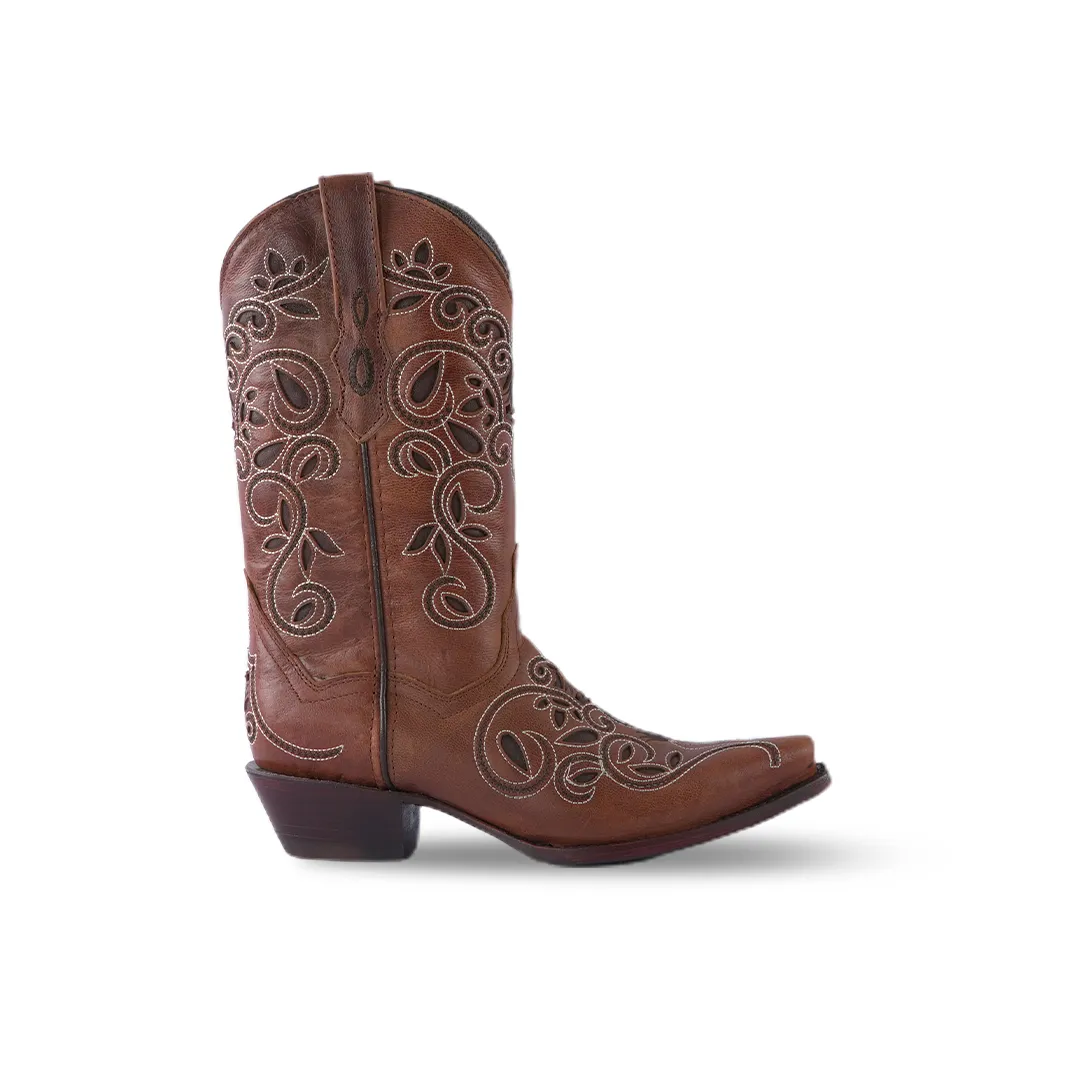 Texas Country Womens Western Boot Cater Tabac E722