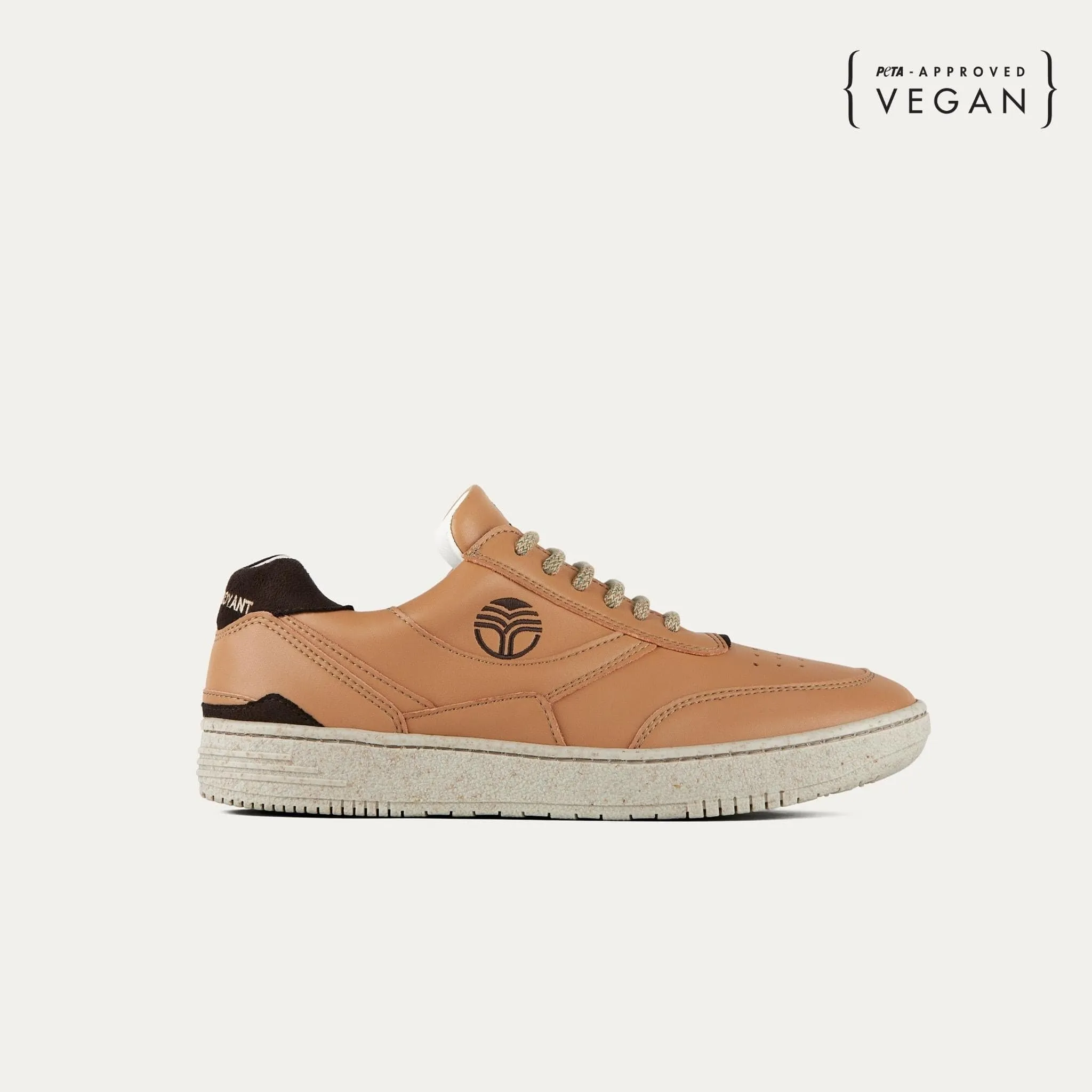 UX-68 Unisex Vegan Corn Leather Sneakers | Caramel